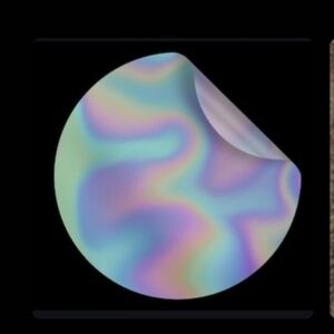 Calming Imprinted Frequency Sticker